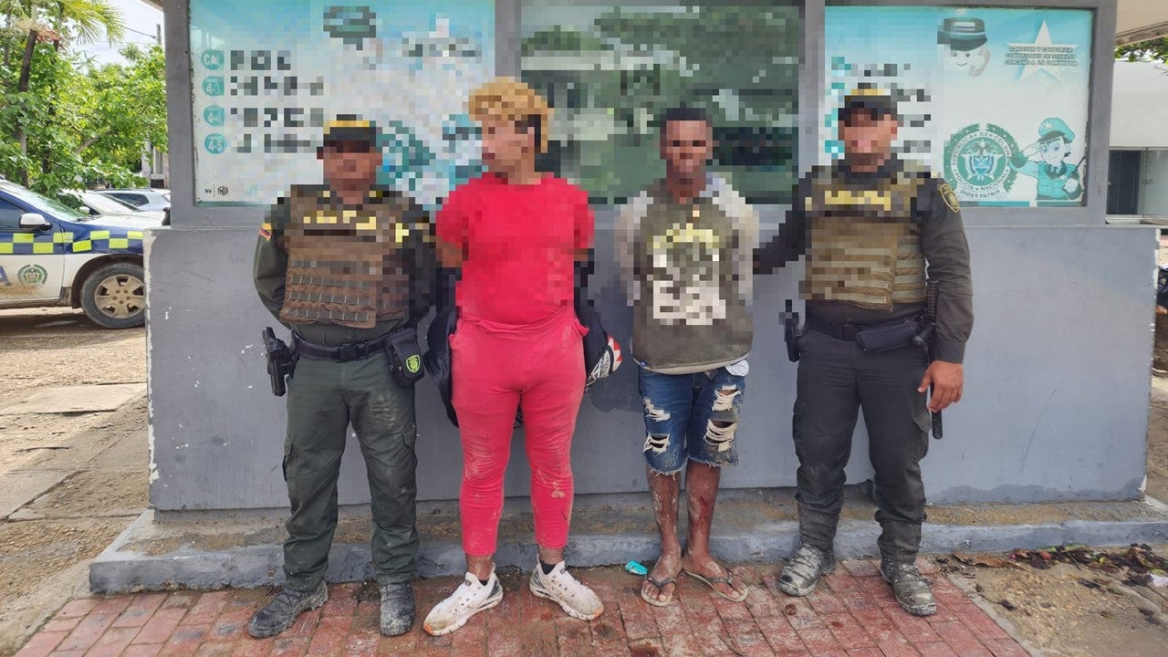 Capturados en flagrancia por el barrio Torices