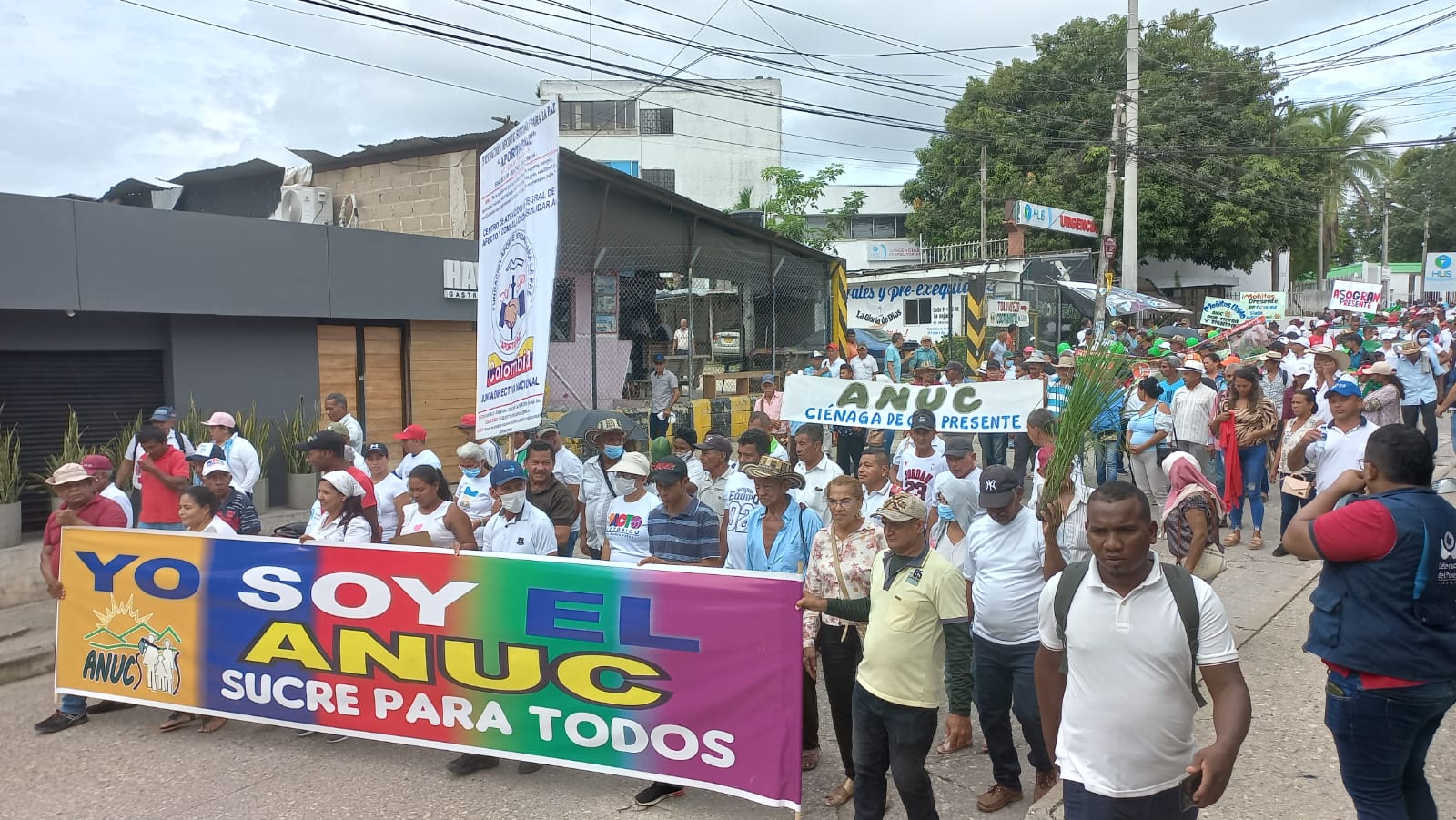 Marcha Campesina en Sucre