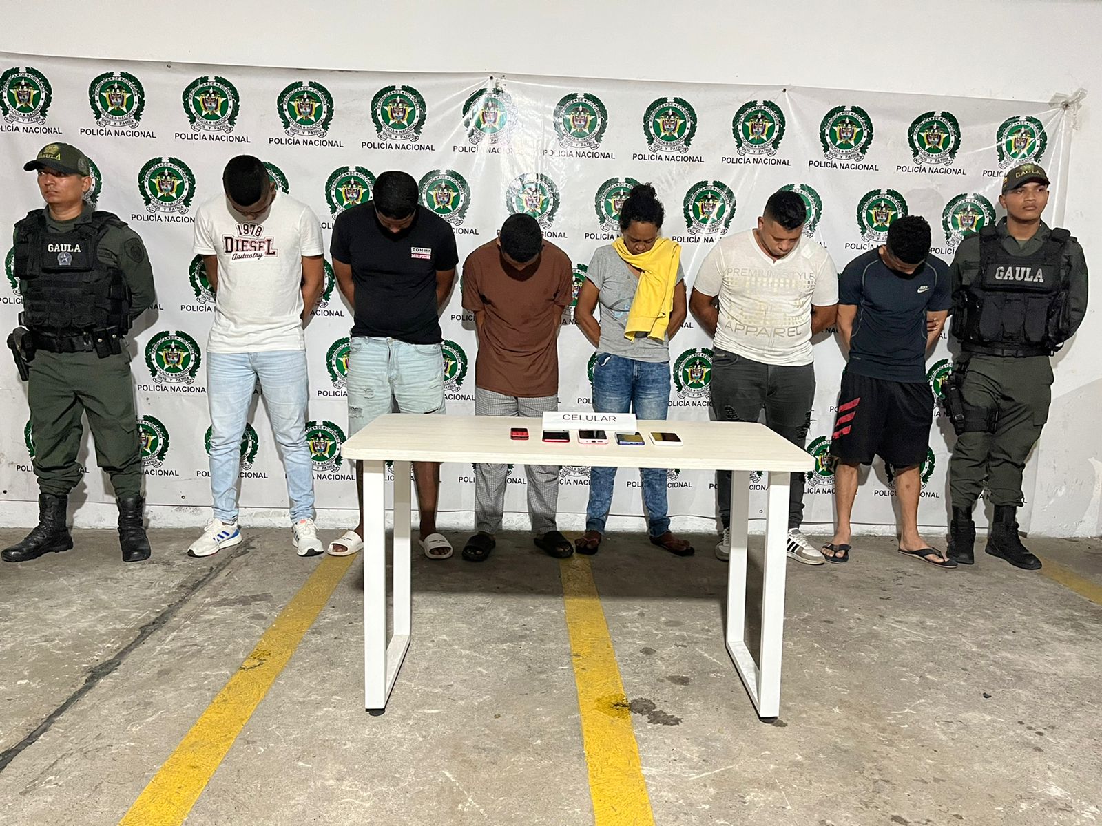 Fueron capturados mediante 6 ordenes de allanamientos