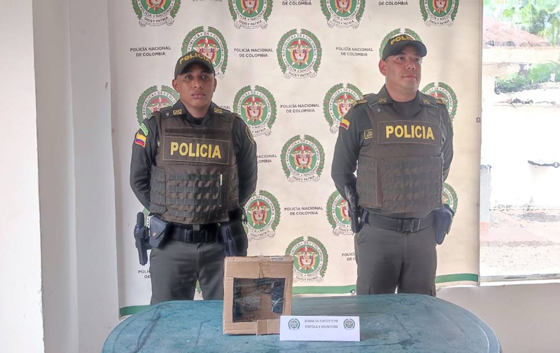 La Policía incauta un arma de fuego