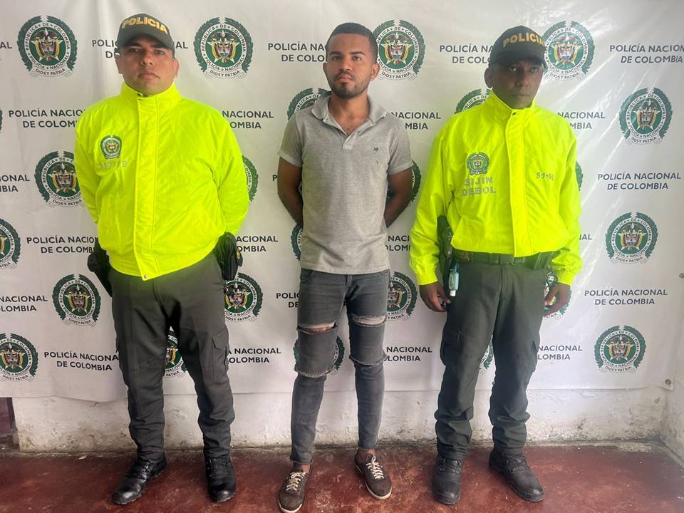 Evelio Junior Gutiérrez Cardona. Capturado