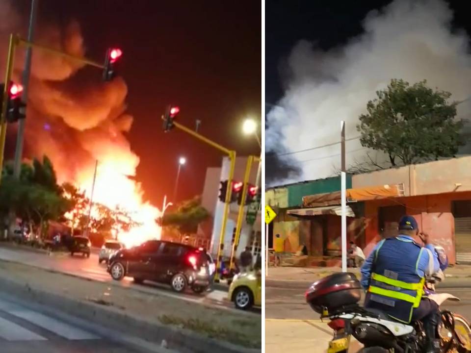 El incendió fue controlado por Bomberos