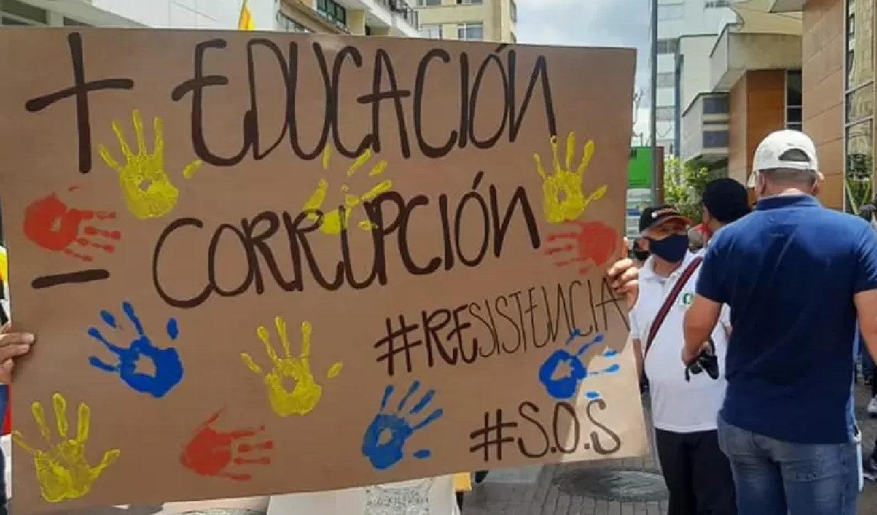 Protesta en zona norte