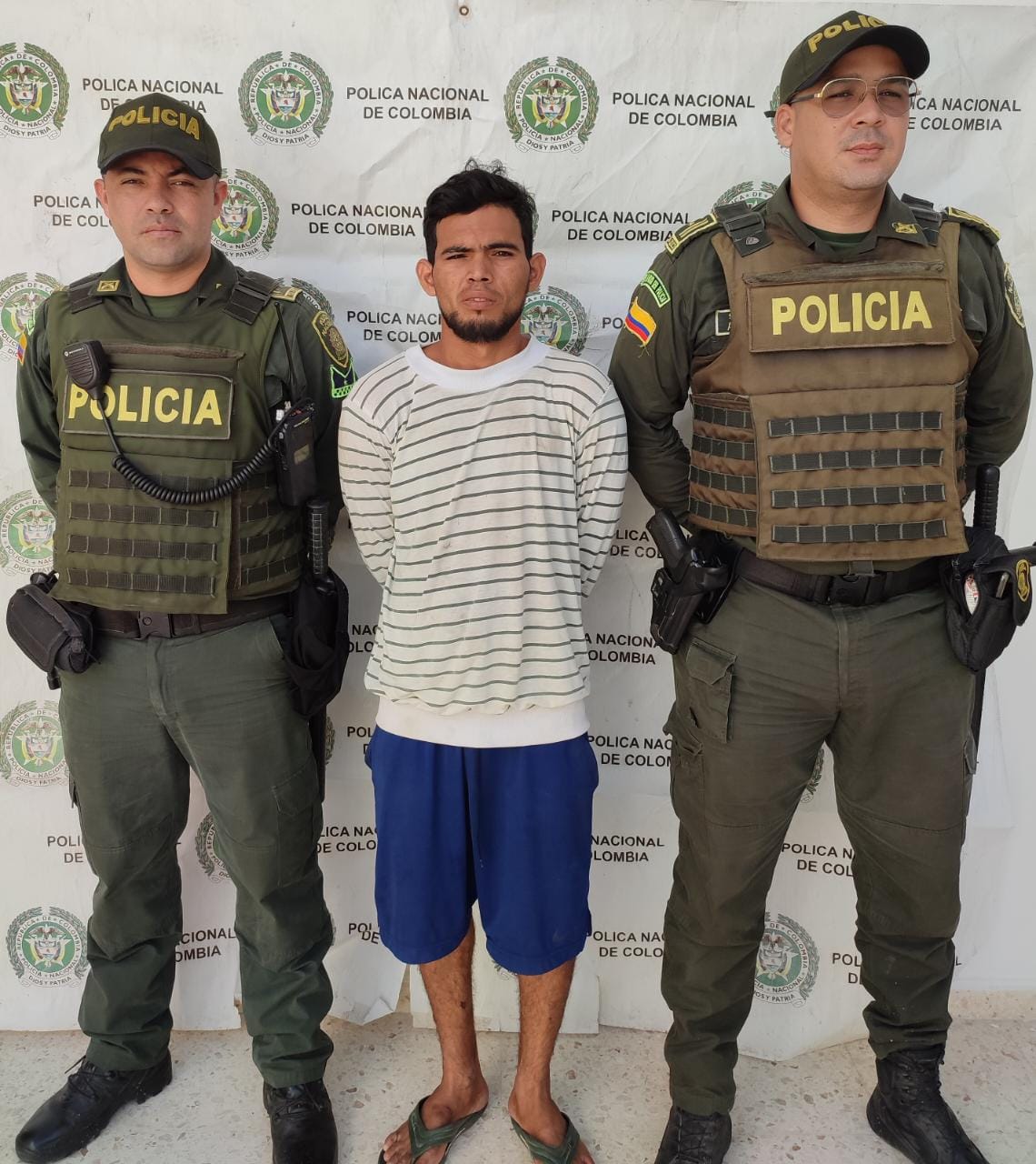 Luis David González Marín, de 27 años, capturado.