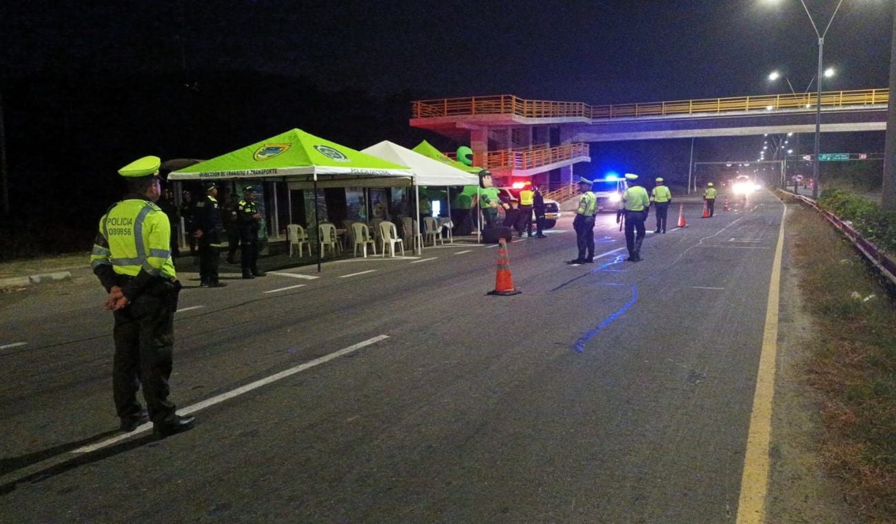 Operativos en carreteras de Cartagena por puente re reyes