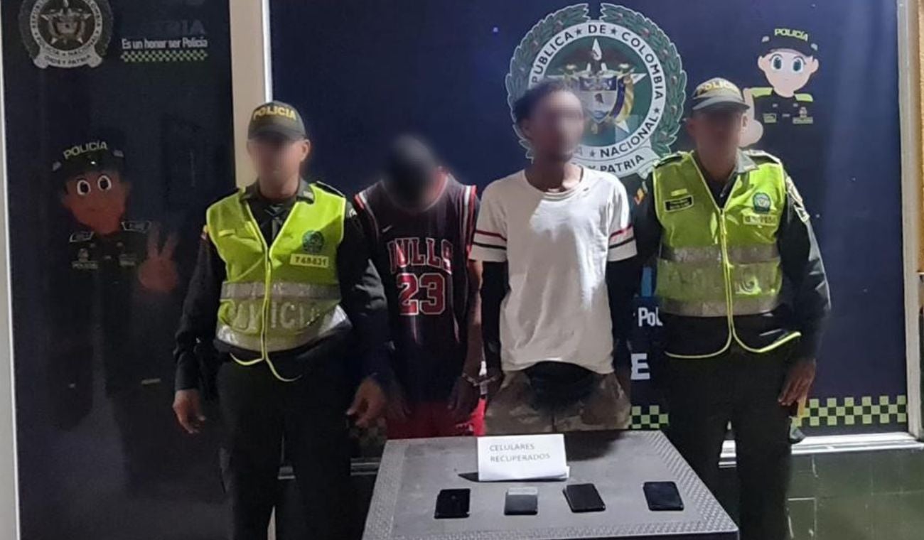 “El Niko” y “El Mau” de 21 y 27 años. Capturados.