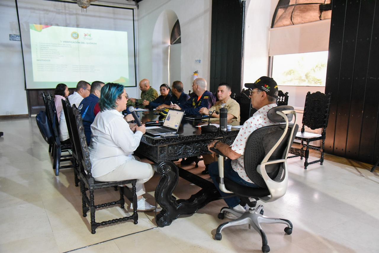 Consejo de seguridad en Cartagena