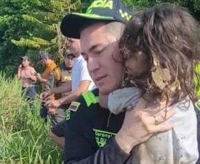 El rescate fue en la mañana de hoy en Sahagún