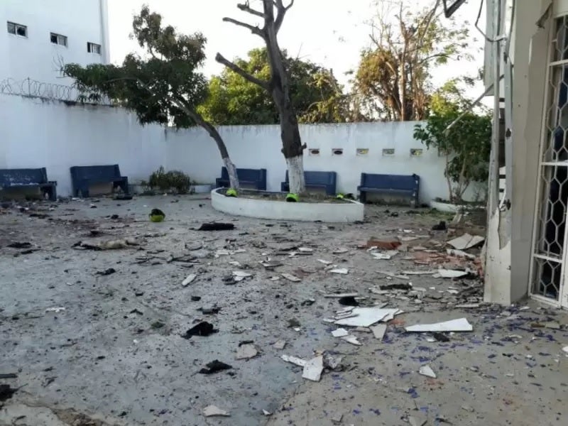 Atentado en la estación de Policía de San José.