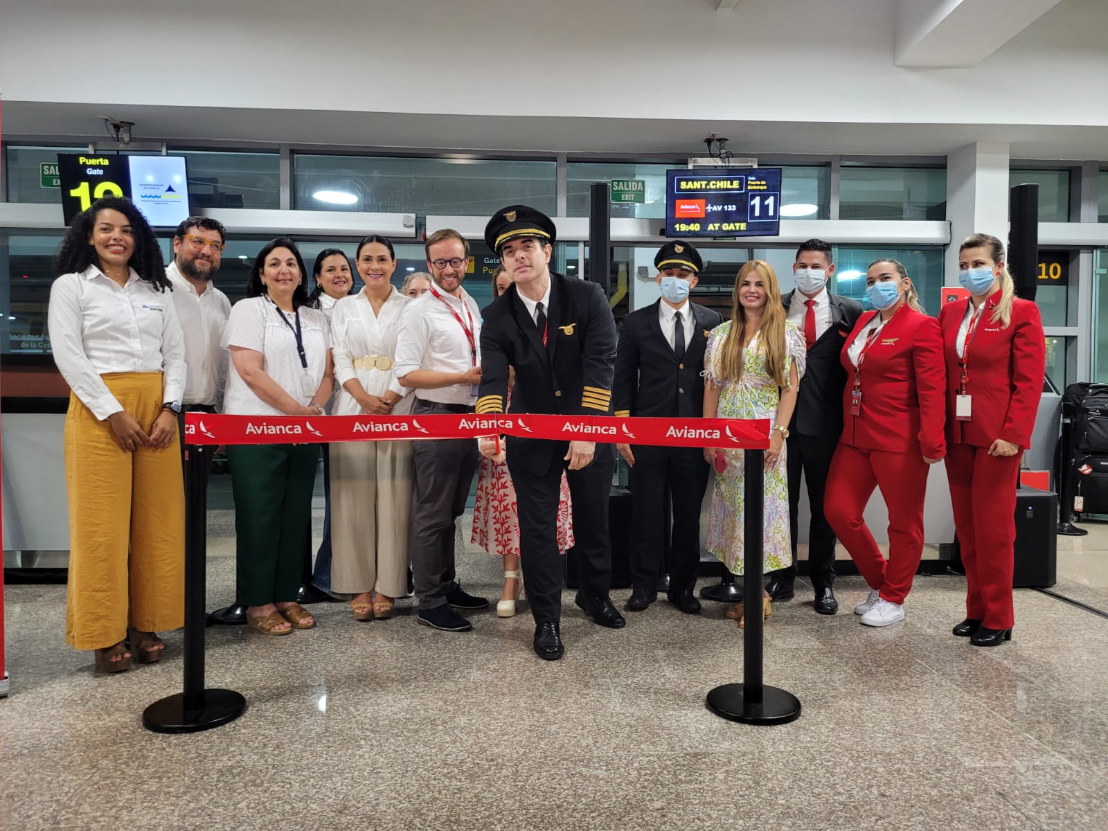 Inauguración vuelos directos desde Cartagena a Sao Paulo y Santiago de Chile