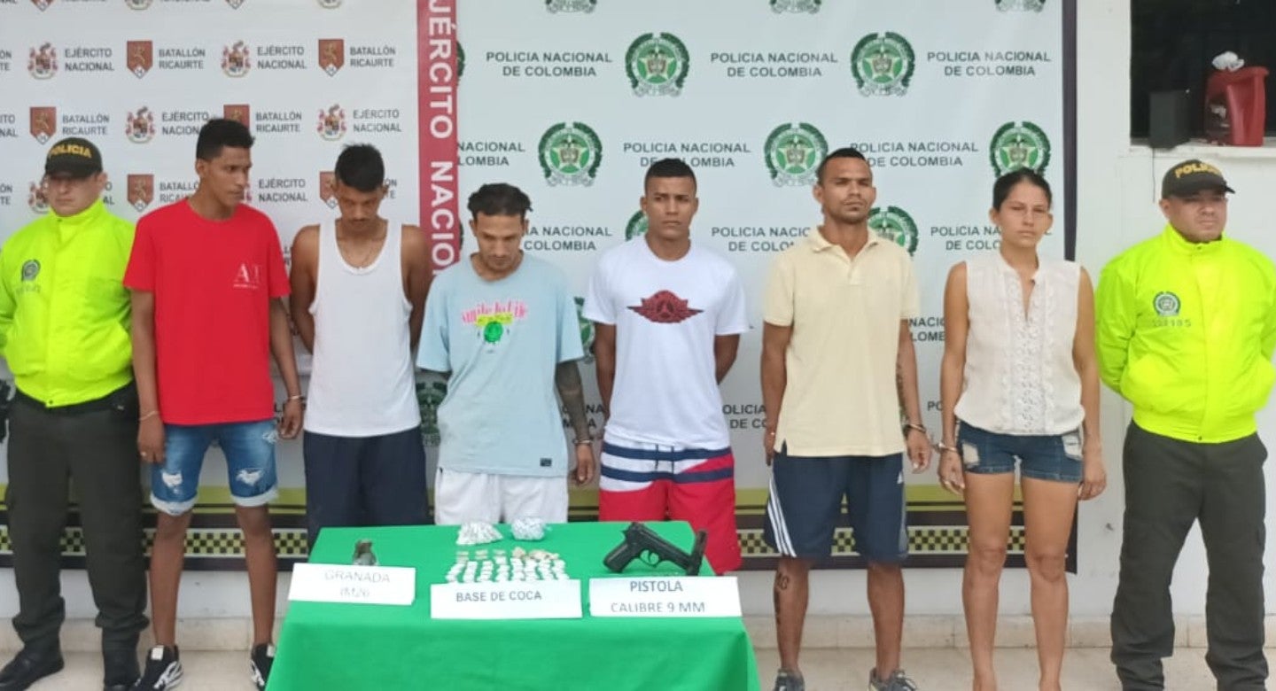 Las seis personas al parecer al parecer realizaban actividades ilícitas en el departamento del Cesar.