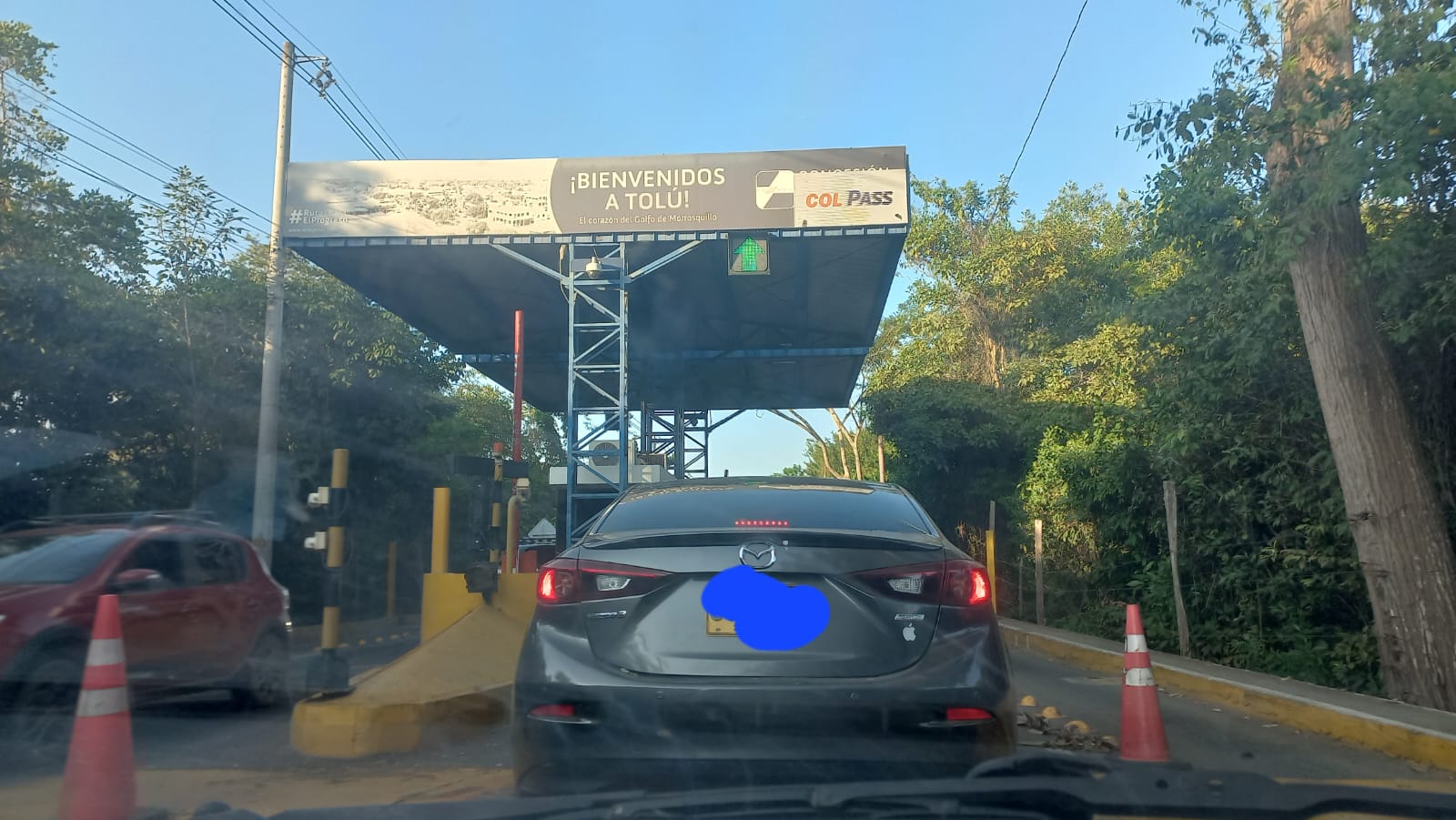 El peaje queda ubicado entre los municipios de Tolú y Coveñas