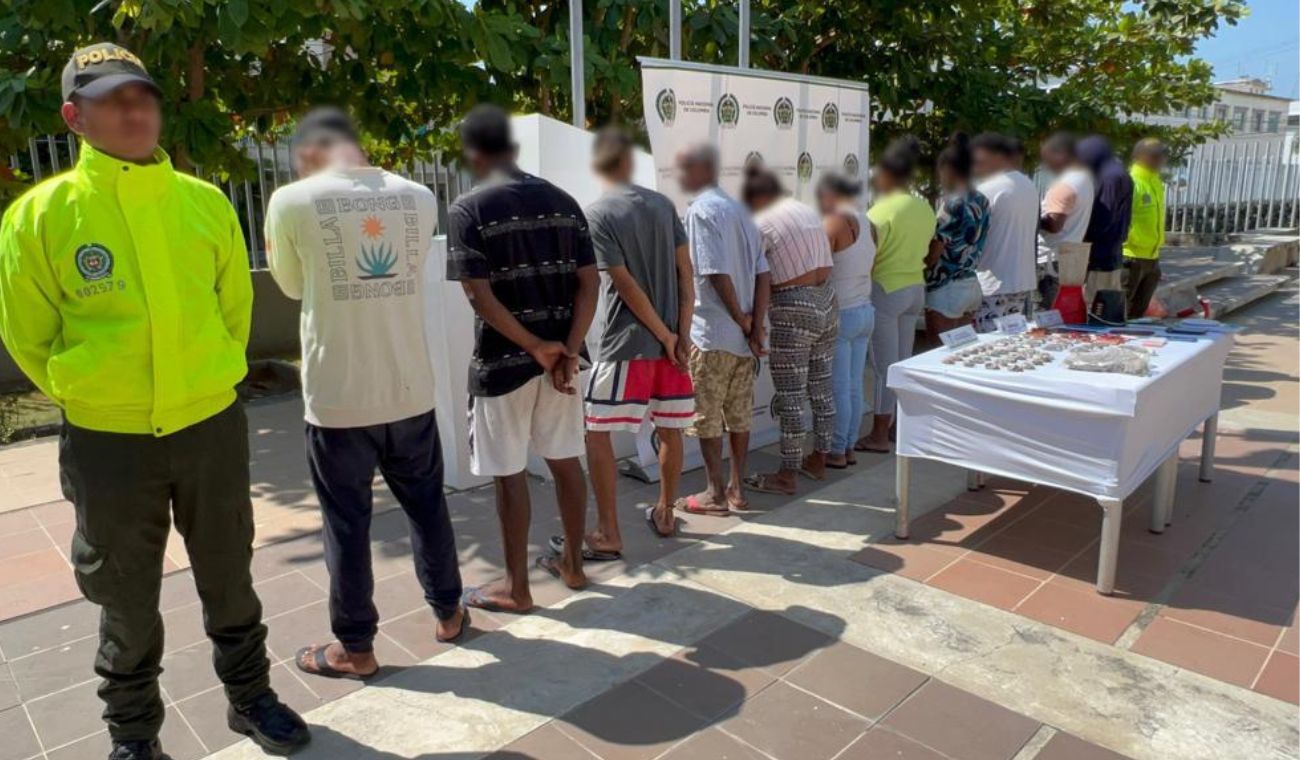 Estructura criminal ´Los Mayoristas´, capturando a catorce de sus integrantes.