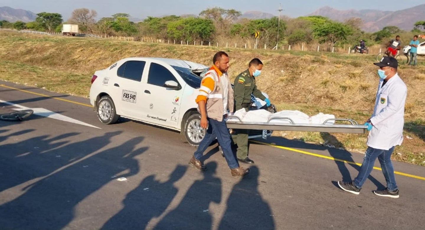 Muere ciclista arrollado por un vehículo de servicio público en zona rural de Valledupar