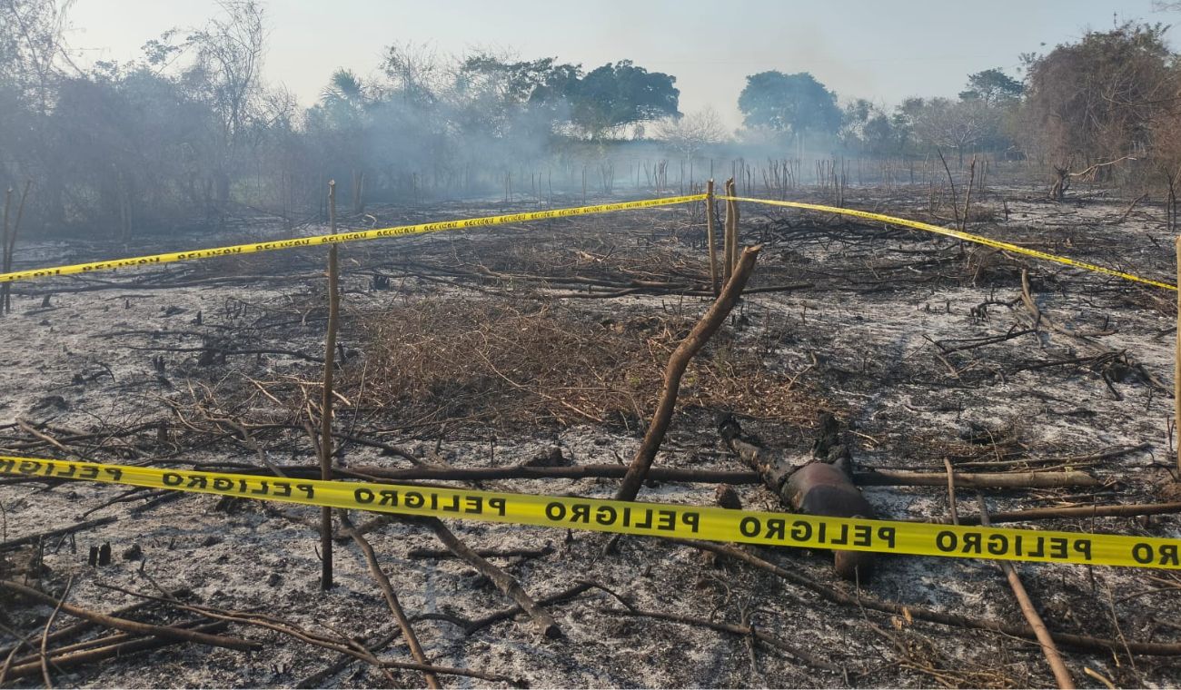 Terrenos de la finca donde ocurrió la tragedia