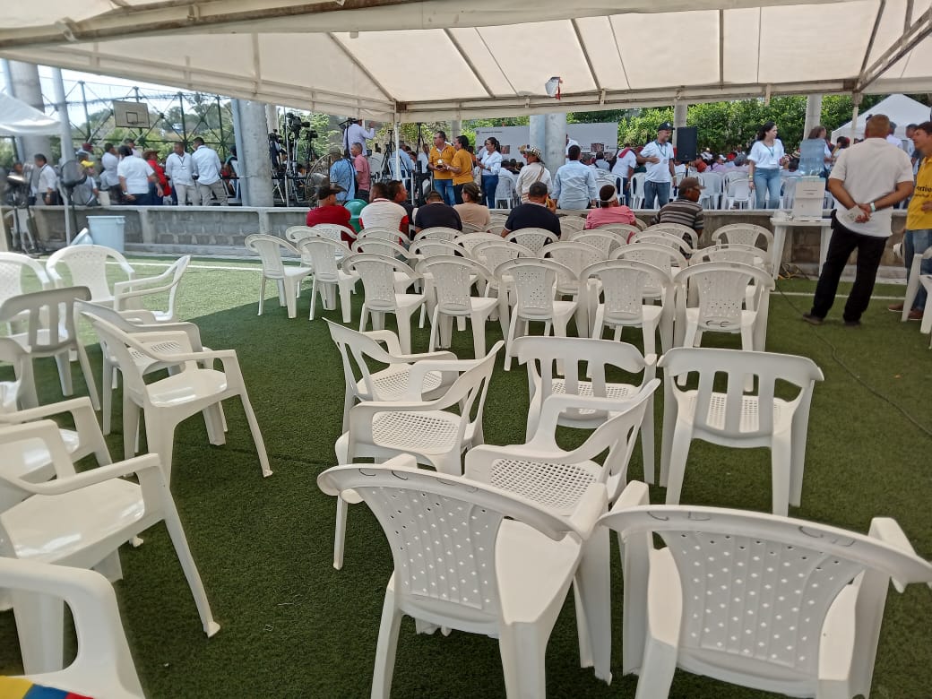 La reuniòn estaba programada en Ciènaga de Oro