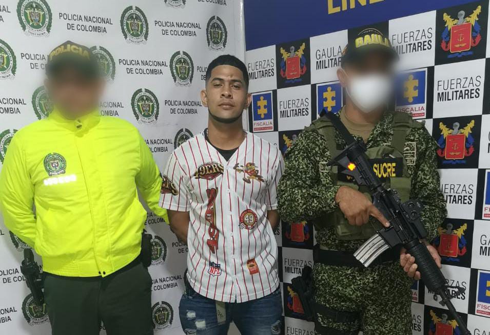 Fue capturado en Sincelejo.