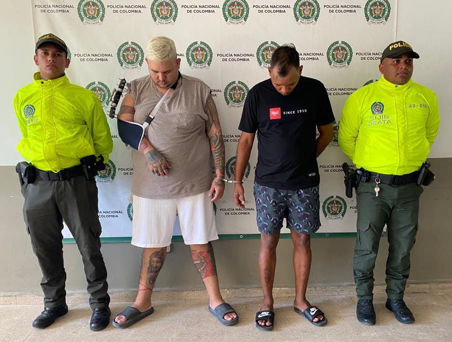 El procedimiento de captura fue realizado en Soledad y Malambo