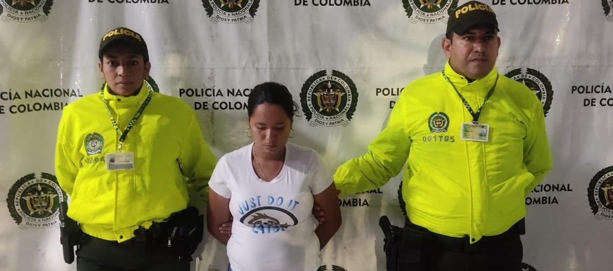 Eliany Andrea Ferrer Brochero, agresora.