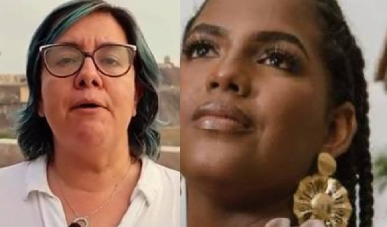 Alicia Mercado Pájaro, denunciante y Ana María Gonzáles, Secretaria del Interior