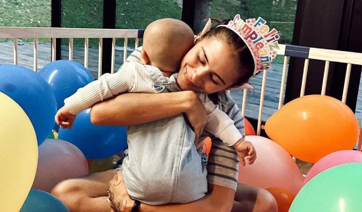 Cumpleaños del bebé de Greeicy Rendón y Mike Bahía