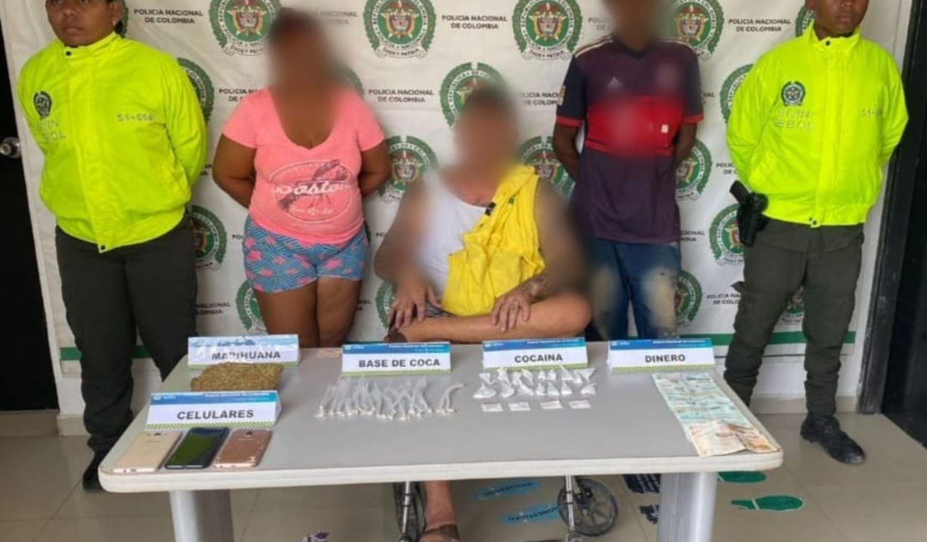 Le hallaron 280 dosis discriminadas en base de coca y marihuana.