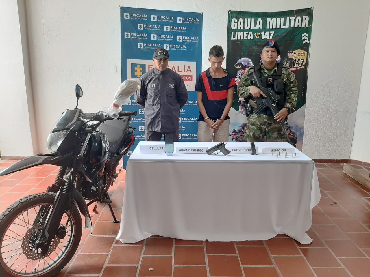 El capturado fue enviado a la cárcel.