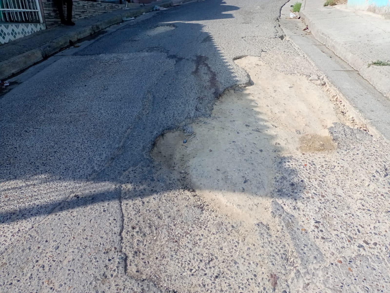 En un tramo de la vía se presentan accidentes a diario