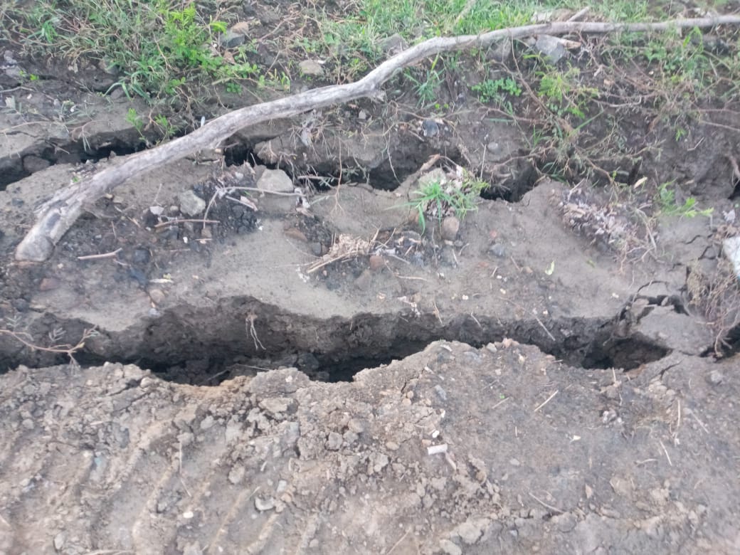 La emergencia se registra cerca al volcán de lodo .