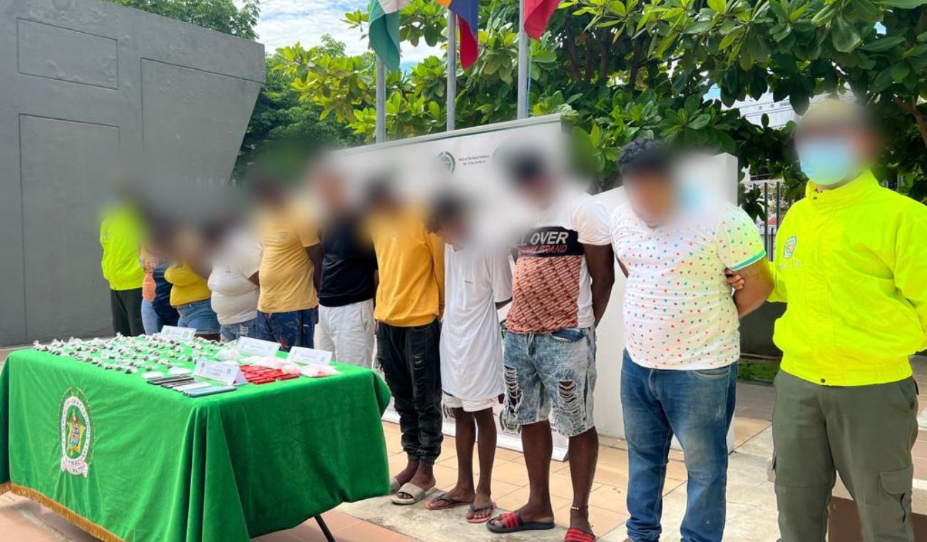 Fueron capturados en el barrio San José de Los Campanos