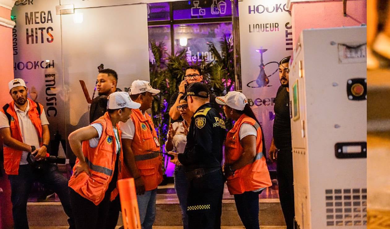 Operativo en el Centro de Cartagena