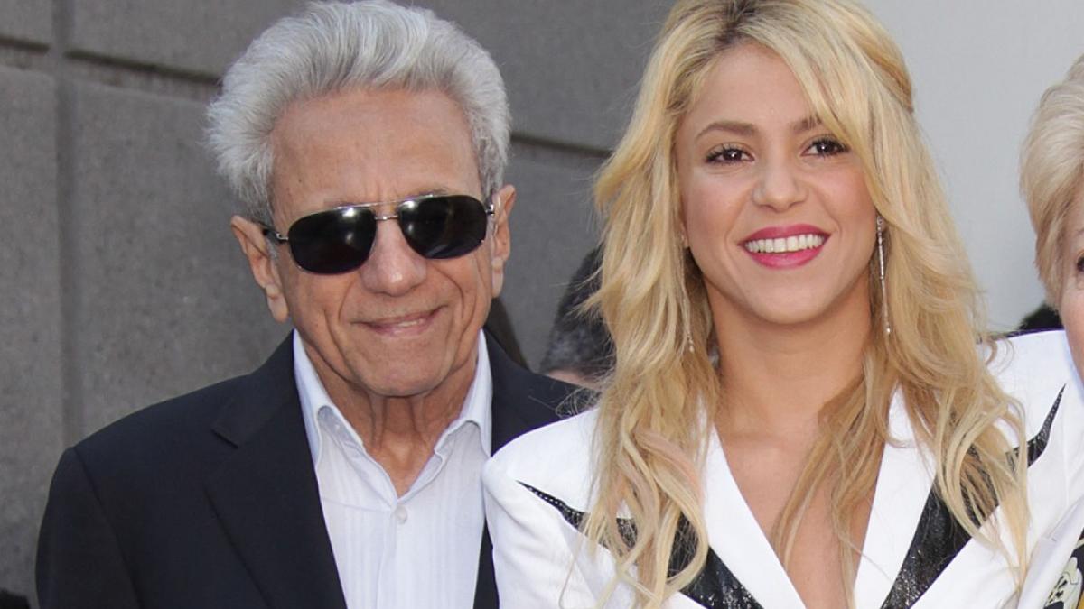 Shakira y su padre William Mebarak Chadid
