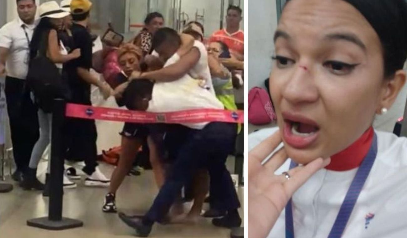 Trabajadores de Latam fueron agredidos por pasajero