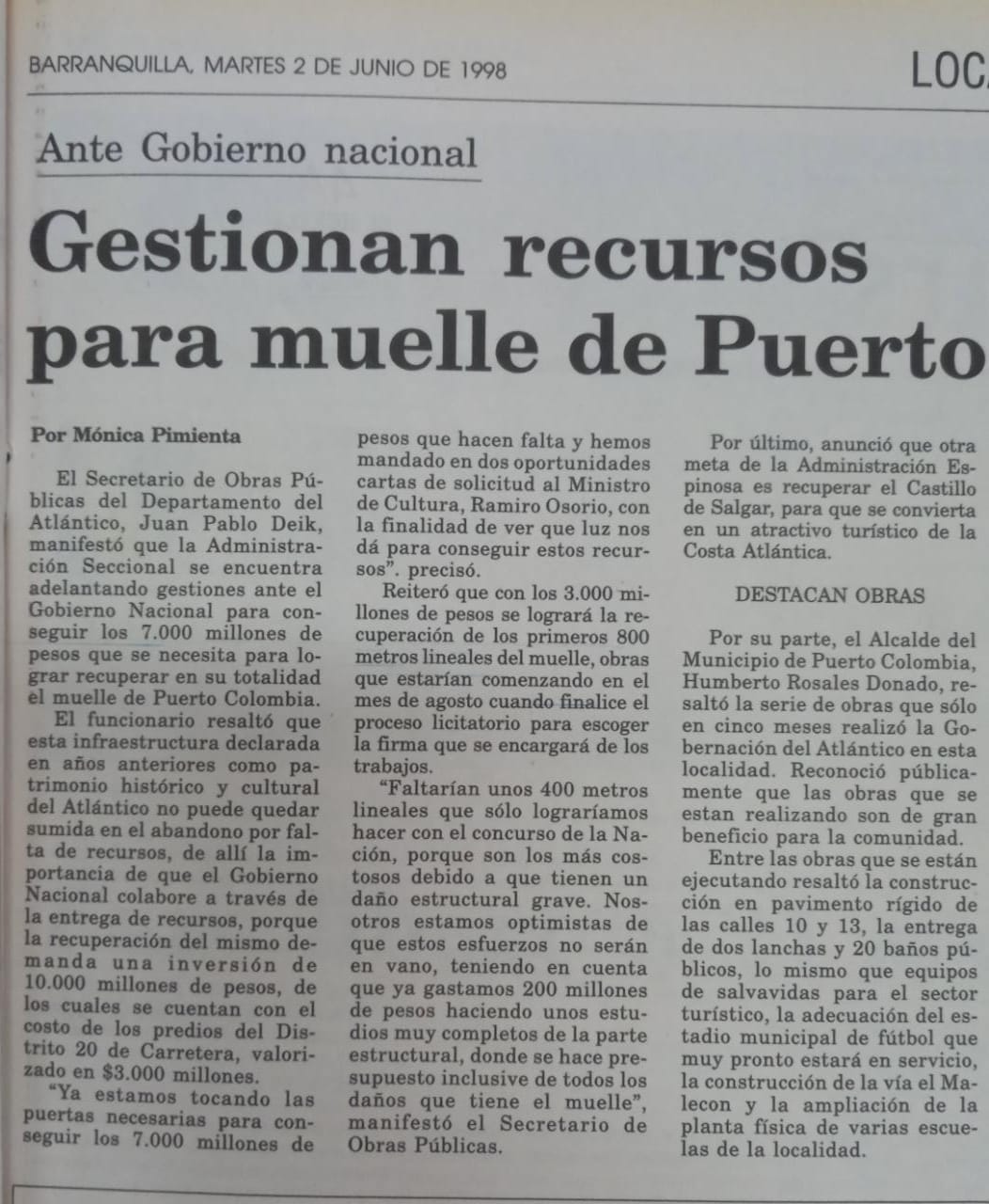 Archivo de prensa