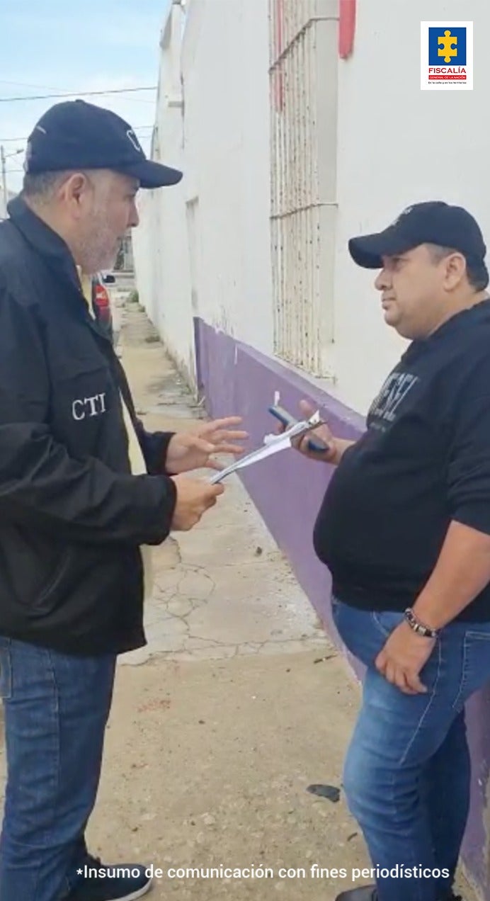 Momento de la captura del concejal Jairo Samper.