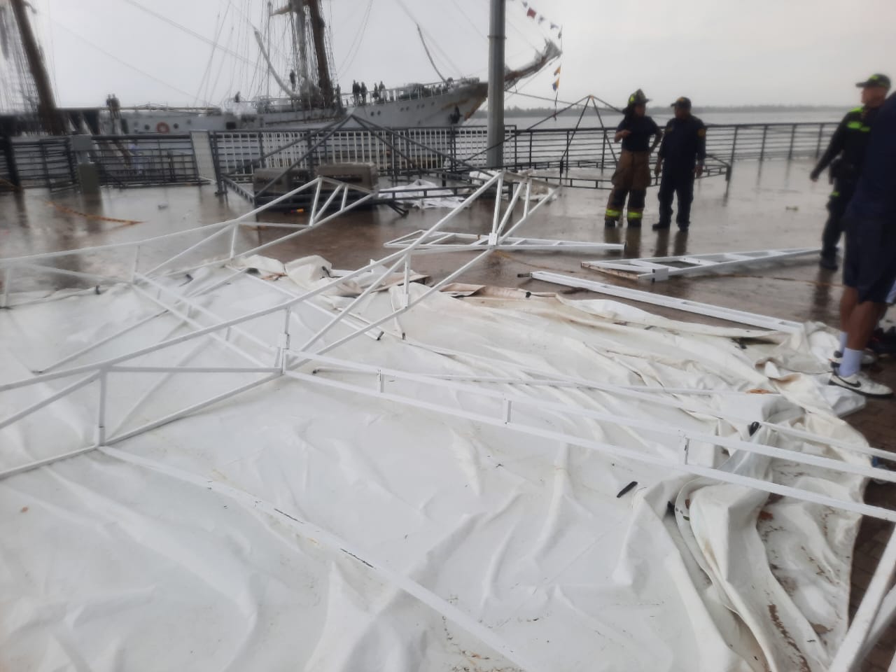 Emergencia en el Malecón del Río