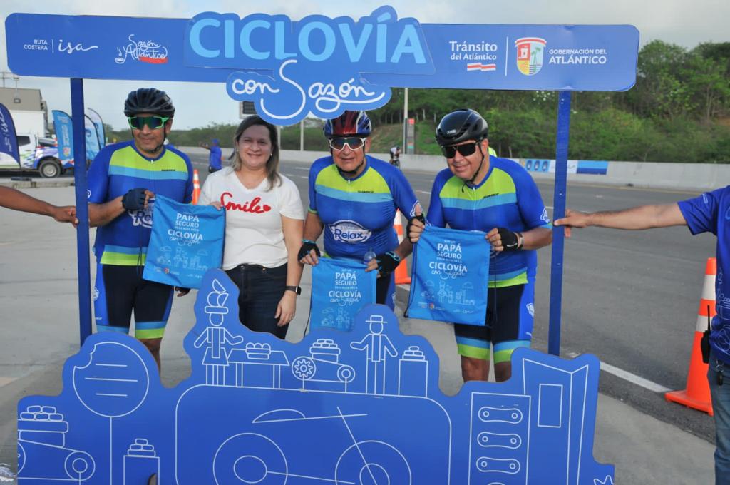 Ciclovía en Atlántico