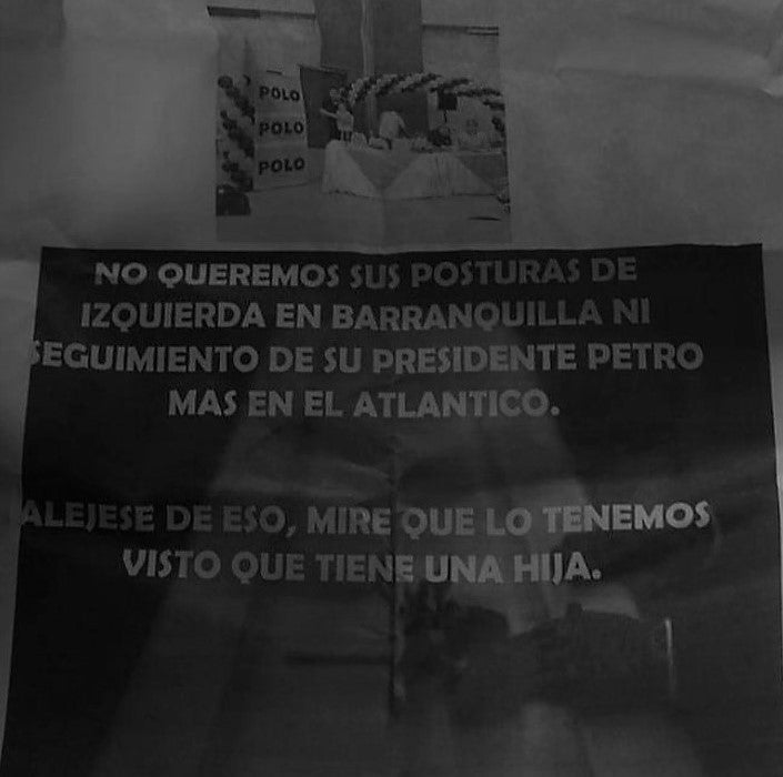 No se precisan el origen de las amenazas