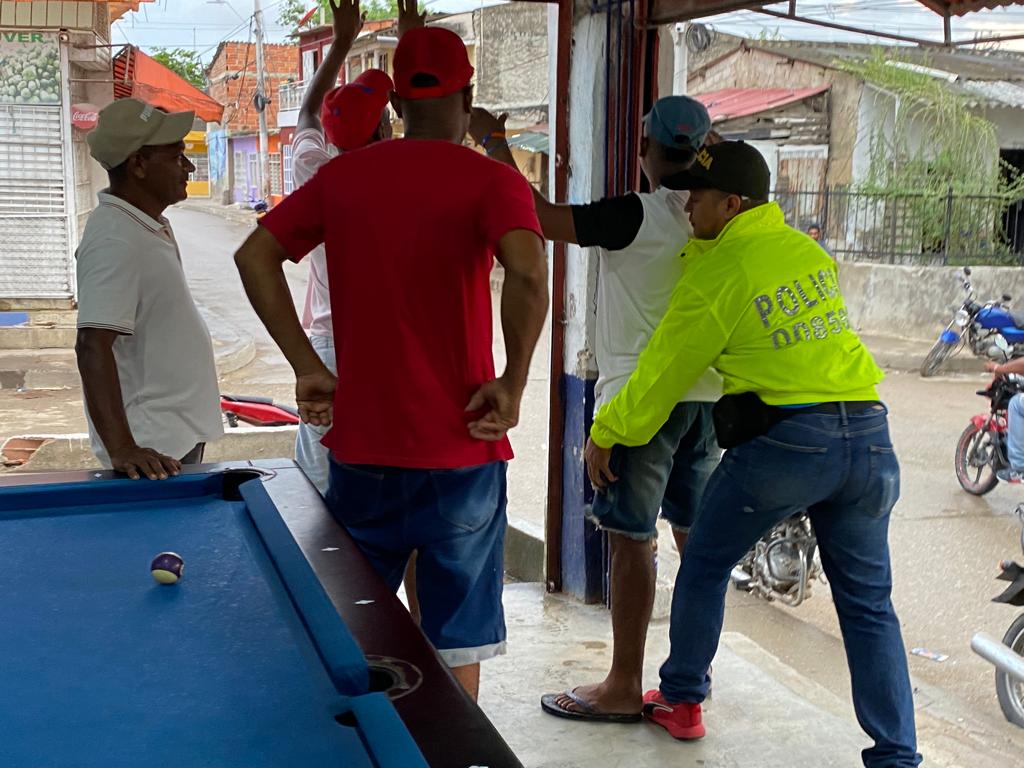 Policía en operativos.