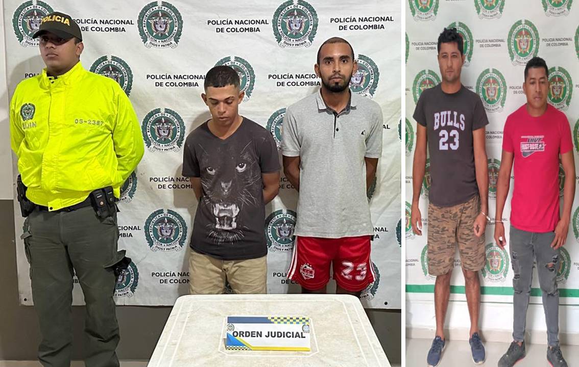 Fueron capturados con orden judicial por el delito de abigeato