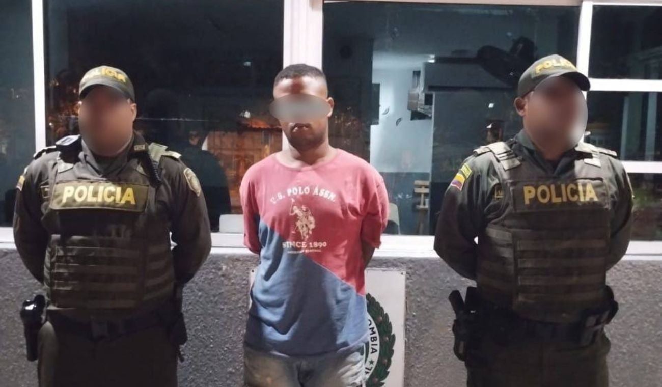 Alias 'Pipa', de 20 años de edad. Capturado.