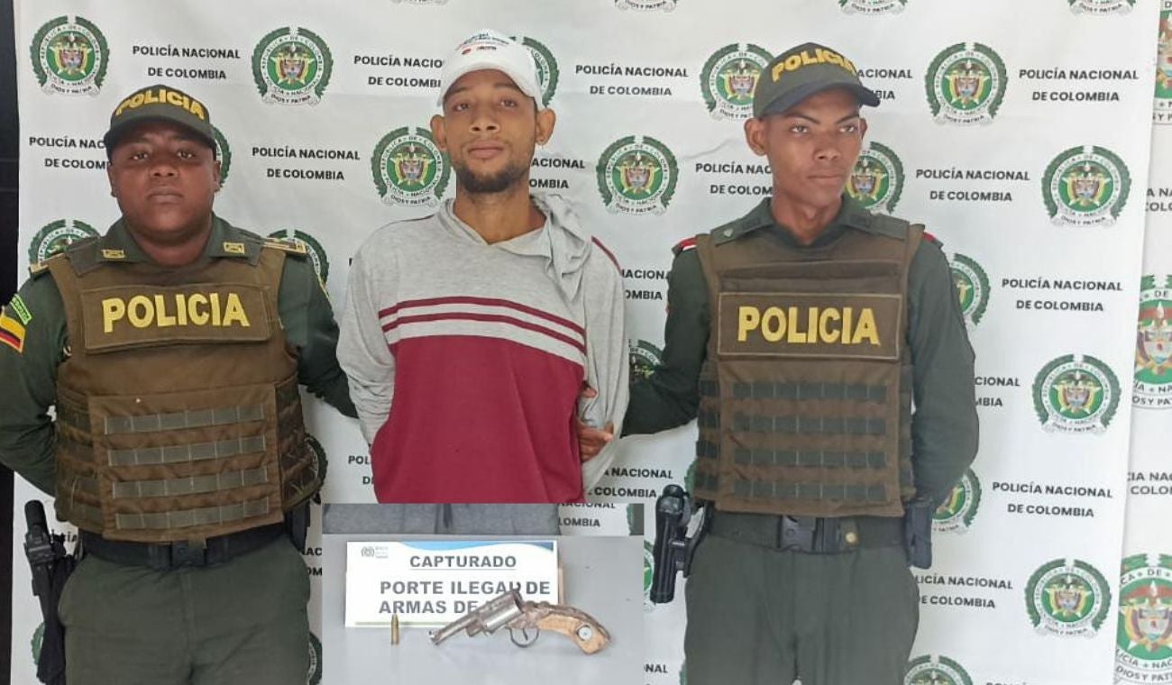 Le hallaron en su poder un arma de fuego de fabricación artesanal tipo revólver calibre 38