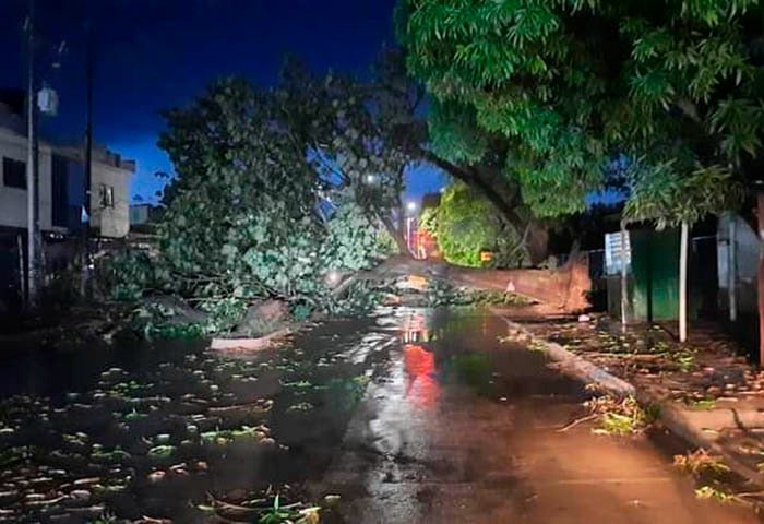 Este sería el tercer vendaval en menos de tres días en el municipio.