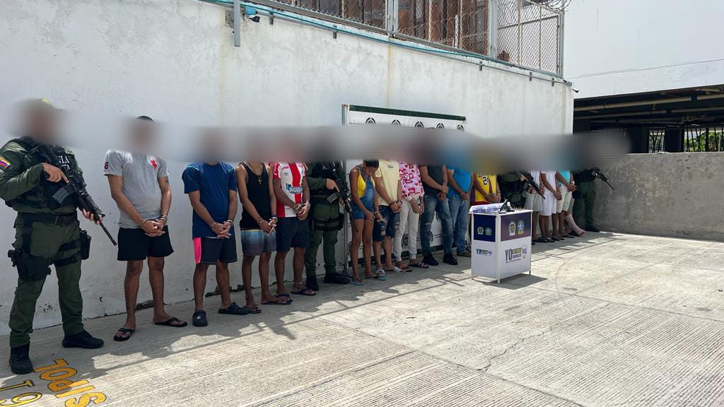 Personas capturadas.