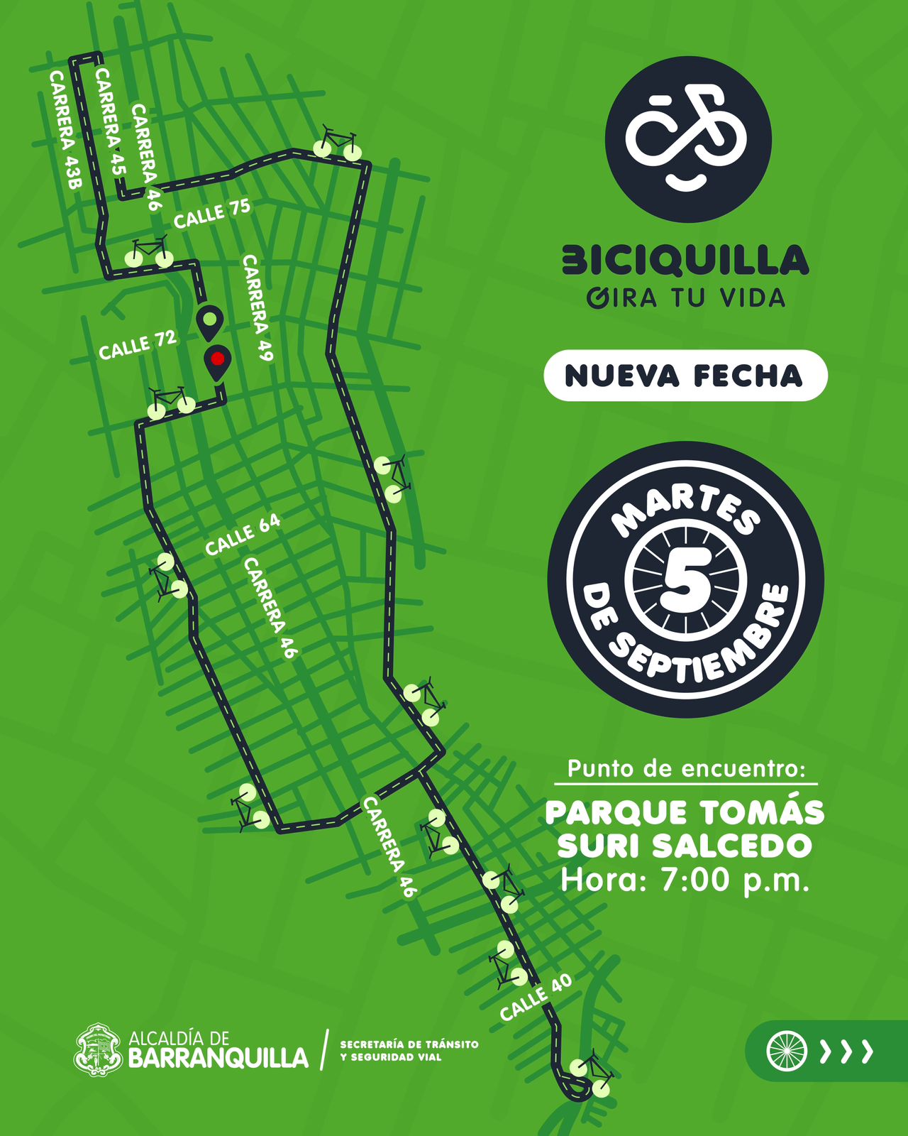 Recorrido Biciquilla