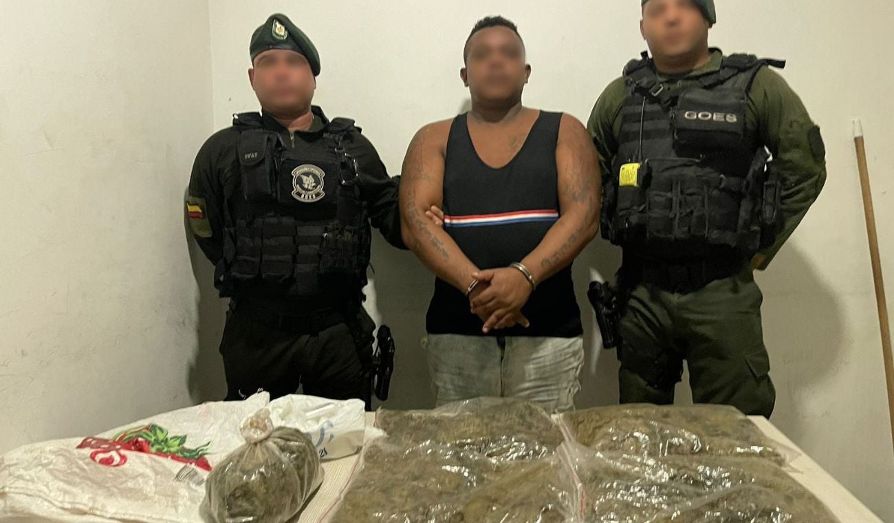 La captura de alias “el Estivenson” se produjo en el barrio La Esperanza, sector El Hoyo