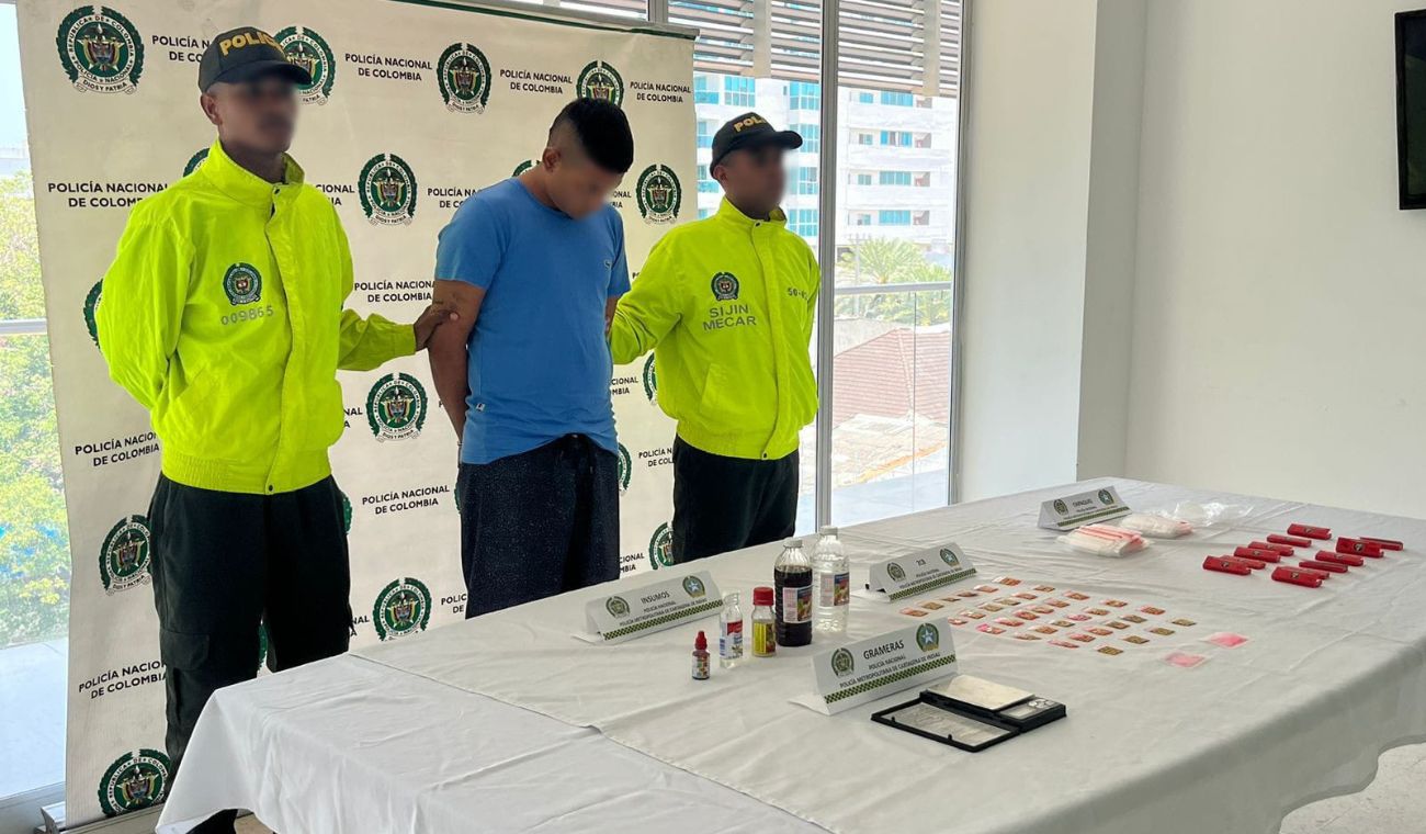 Sería el presunto responsable del expendio en la zona turística e inmediaciones de entornos escolares