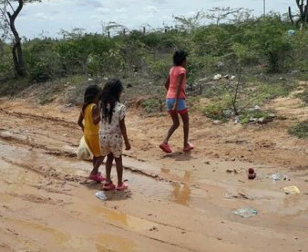 La Guajira es uno de los departamentos donde los niños mueren por física hambre.