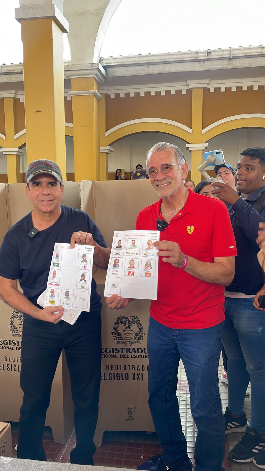 Álex Char y Eduardo Verano