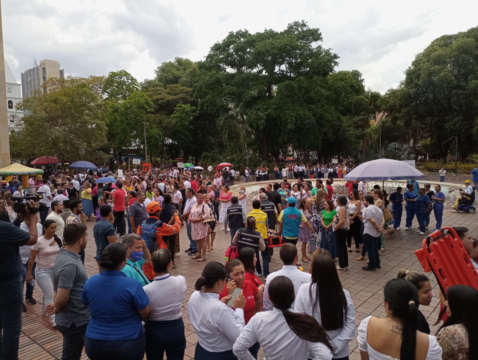 Neiva participó en el simulacro nacional con más de 360 entidades inscritas